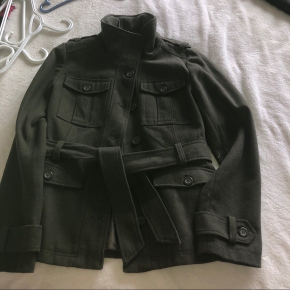 Only Jackets & Blazers - 🌳Simon Wool Jacket🐑, belted military green💚💚